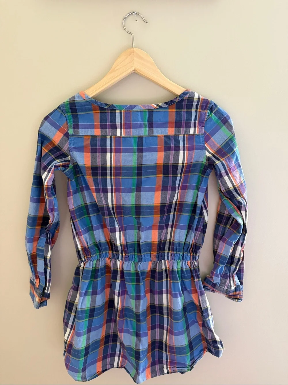 Girls Ralph Lauren Plaid Button-Front Tunic
